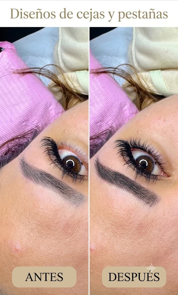 Diseños de cejas y pestañas